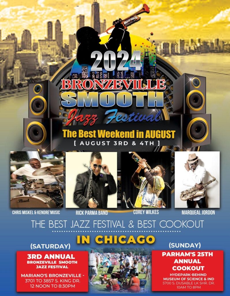 2024 Bronzeville Smooth Jazz Festival Flyer